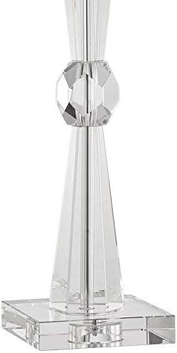 Coleção de Linley Art Art Deco Tabel Lamp 29 Alto Clear Facetado Cristal cônico SLAGE SLAGE CINZECIMENTO DO BATO GRANTO