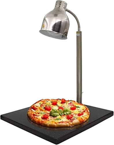 Funnybsg lâmpada de calor alimento mais quente portátil lâmpada de calor ajustável 250w Lâmpada de exibição de alimentos para restaurante cozinha buffet de mármore prateado