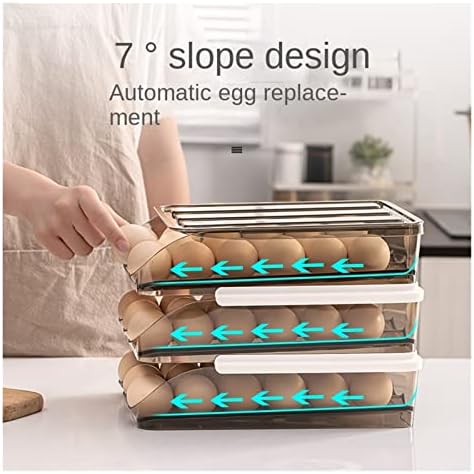 Caixa automática de ovos de rolamento RACK Multi-camada de camada para refrigerir recipientes de cesta de cesta de