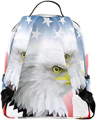 VBFOFBV UNISSISEX Adult Backpack com para Trabalho de Viagem, American Flag and Eagle