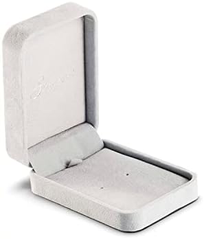 Caixa de presente sincera com bolsa de papel para pendentes brincos anéis de pulseiras Broches de papelão com logotipo