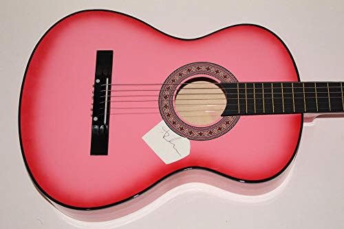 Madonna contratou o Autograph Pink Acoustic Guitar - como uma virgem, azul verdadeiro, raro