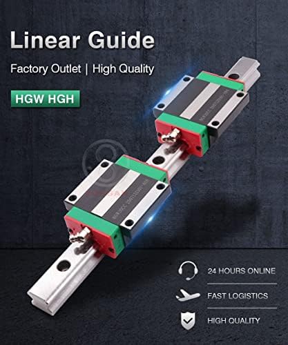 Guia linear genuíno hiwin hgw45ca bloco para taiwan