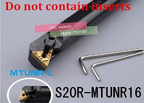 Fincos S20R-MTUNR16, Ferramenta de torneamento interno de 95 graus, barra de perfuração de ferramentas de torno, ferramenta