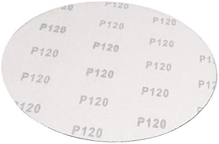 X-DREE 8 DIA Polimento de lixeira abrasiva redonda Disco de lenha 120 GRIT 10 PCS (Disco de Lija de Lija Para LiJado Abrasivo Redondo