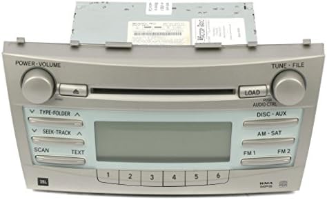 1 Factory Radio Am FM Radio CD player Compatível com 2007-2009 Toyota Camry 86120-06191 FACE A51862