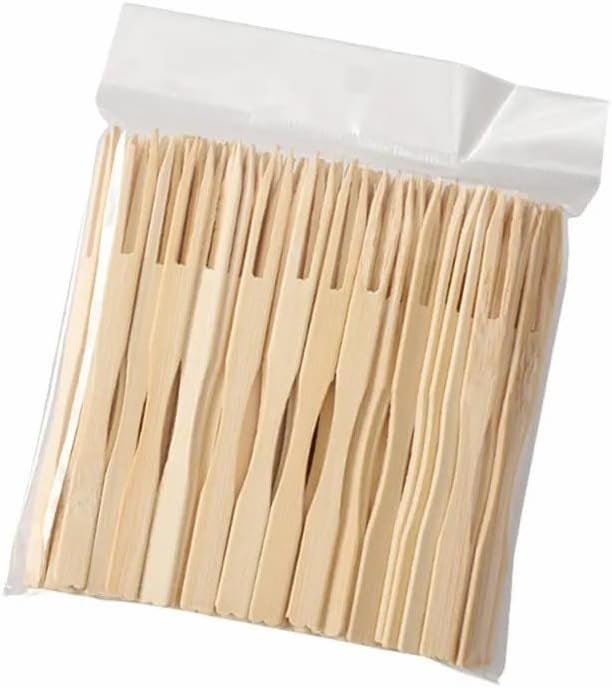 Cocktail Bamboo Picks/Forks 200 contagens