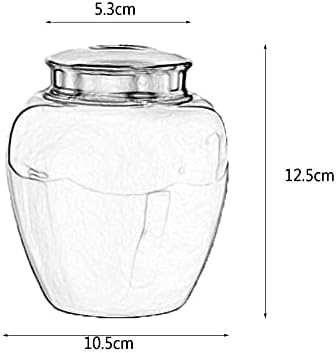 Urna funerária urna urnas mini latas comemorativas seladas para uma pequena quantidade de cinzas humanas material cerâmico tanque