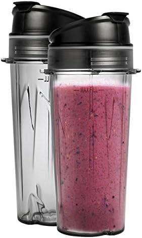 Ninja Liquidificador pessoal para shakes, smoothies, preparação de alimentos e mistura congelada com base de 700 watts e xícaras