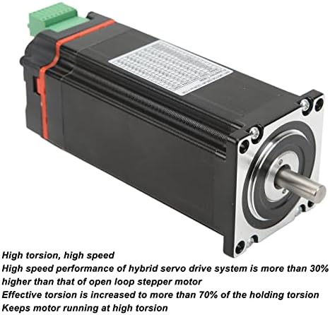 Ftvogue Fechado Motor de Stepper 2.5n.m 20 - 48VDC Motor de servo híbrido de loop fechado com unidade de impressora 3D, motor de impressora 3D