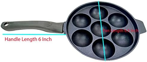 Appam Pan non stick panncake molde alumínio ebelskiver patra appachatty paniyaram pan 7 cavidade paniyarakkal ovo maker com tampa