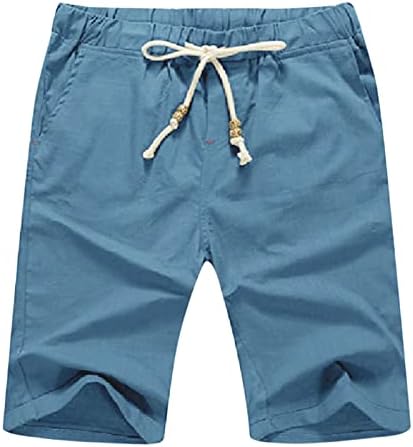 Simples l masculino verão casual sólido short calça de calça traço de tração curta bolso de calça de calça curta casinha