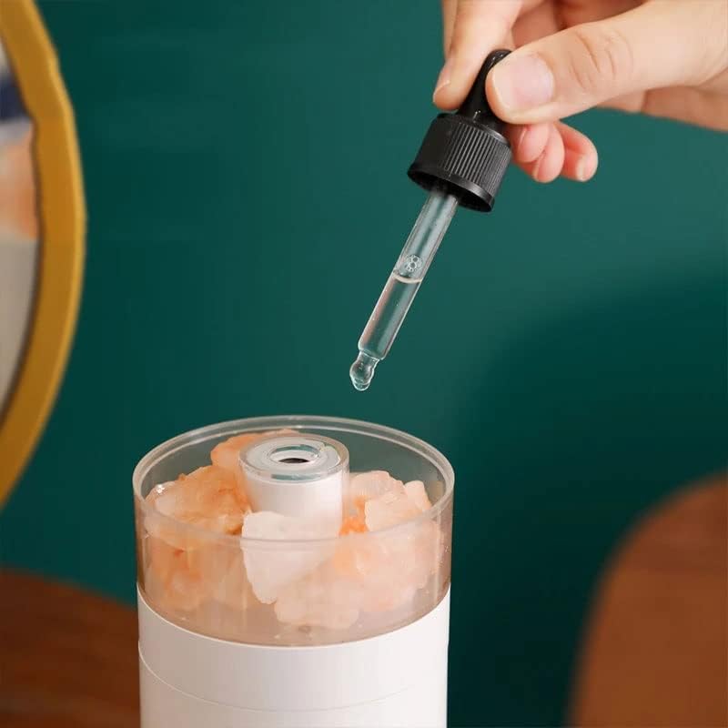 Aromaterapia por portátil de umidificador de ar por portátil para pedra de sal em casa mini umidificador de difusor de perfume USB com