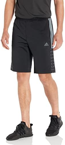 Adidas Men Tain Size Hish-Up TRICOT Distintivo regular de shorts esportivos