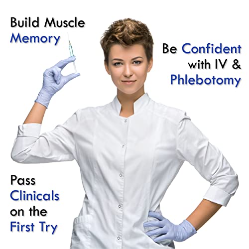 Kit de prática de flebotomia e kit de prática IV para enfermeiros e outros profissionais médicos - Pratique e habilidades perfeitas