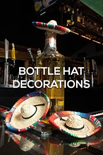 Mini Fiesta Sombreros para Bottles Decoration Sets Hecho En México