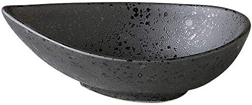 山下 工芸 Drop Black Ball S Small Bowl, 12 × 7,4 × 4cm, porcelana