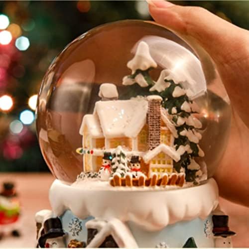 Ylyajy Luminous girlating flutuating Snowflake Ball Crystal Gift Creative Octave Box Box Box Box Presente do Dia dos Namorados