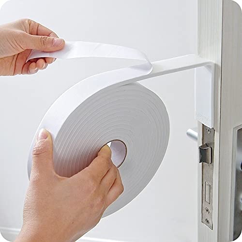 Auto-adesivo esponja de espuma de espuma Porta de fita de fita de vedação tira som sons à prova de vento clima à prova de poeira remove