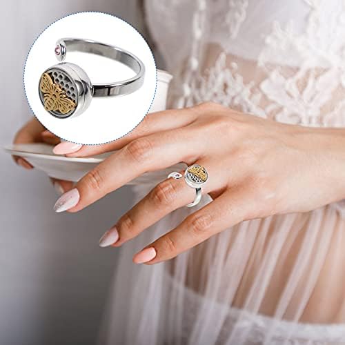 Óleo essencial do difusor de óleo essencial decoração de mãe essencial Difusor de anel de ouro Criativo MM Women K Para anéis decorativos
