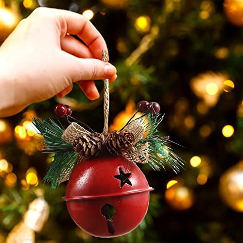 XIOS Christmas Decoration 2022 Holiday Holding Metal Christmas Bells Jingle Open Decorative Decoration Decoration Tree