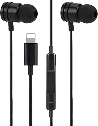 Fones de ouvido premium para iPhone com microfone, controle de volume e isolamento de ruído - compatível com o iPhone