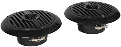 Par de rockville ms40b preto 4 200 watts marítimos alto -falantes compactos e poderosos