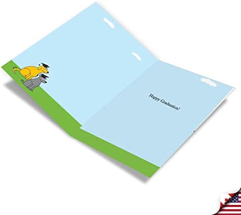 Nobleworks pacote de 3 cartões engraçados de graduação com envelopes Graduação de obediência C5330GDG-C3X1