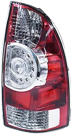 Substituição de Waltyotur para 2005-2015 Caminhão de tacoma Red Luzes traseiras traseiras limpas lâmpadas de freio Substituição do lado do passageiro
