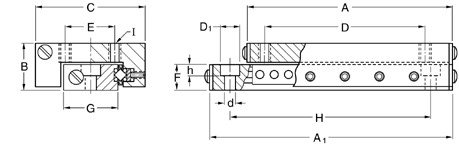 Del -Tron Precision, Inc. 88,9 mm x 260,4 mm, deslocamentos de 165 mm, lâminas de rolos cruzadas de alta precisão -