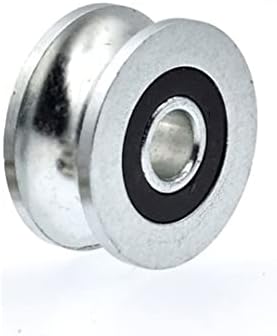 Roda qinlu-síncrona 8*30*14mm de polia rolante/roda de ferro, roda ranhura U, 6x30x14mm 10mm de rastreamento da roda/roda rolante anti-rust, 1pcs, transmissão suave
