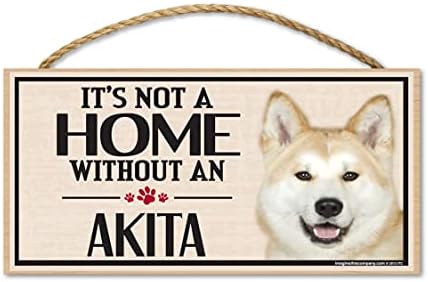 Imagine este sinal de madeira para raças de cachorro Akita