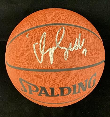Dominique Wilkins 21 Atlanta Hawks assinou o basquete da NBA em tamanho grande com holograma - Basquete autografado