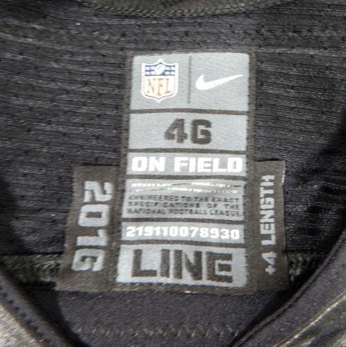 San Francisco 49er Tony Jerod -Eddie 63 Jogo emitiu Black Jersey Color Rush - Jerseys de jogo NFL não assinado