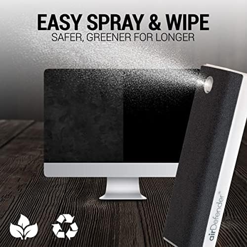 Airdefender Screen Cleaner Spray para monitor de computador, telefone, laptop, lente e kit de limpeza de telas para iPad com tecido