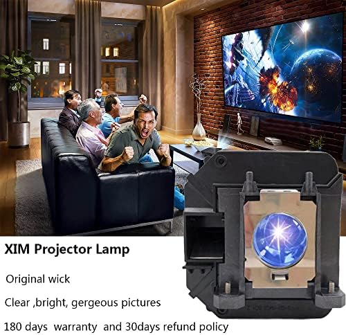 Lâmpada de lâmpada do projetor XIM com alojamento para ELPLP60/V13H010L60 EPSON POWERLITE 420 425W 905 92 93 95 96W 1835 430 435W