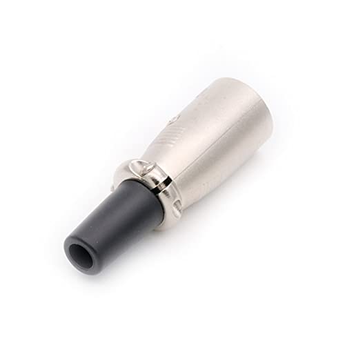 Dayaq 1pc 3pin xlr masculino e fêmea Microfone Audio Conectores de cabo de cabo Terminais de plugue de cabos de metal