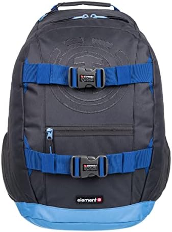 MENIMENTO MEN MOHAVE Backpack-Lightweight School Bookbag com tiras de skate, azul preto, tamanho único