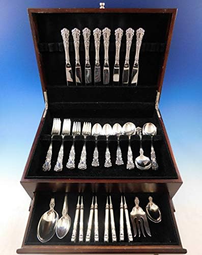 Buttercup por Gorham Sterling Silver Flabwares Conjunto para 8 serviços 59 PCs