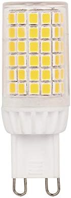 Iluminação de Westinghouse 5164120 G9 Lâmpada LED clara e limpa de base, 10-pacote, branco quente