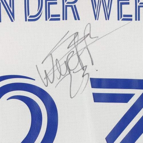 Maikel van der Werff FC Cincinnati autografou Jersey White Used #23 da temporada de 2020 MLS - Jerseys de futebol autografadas