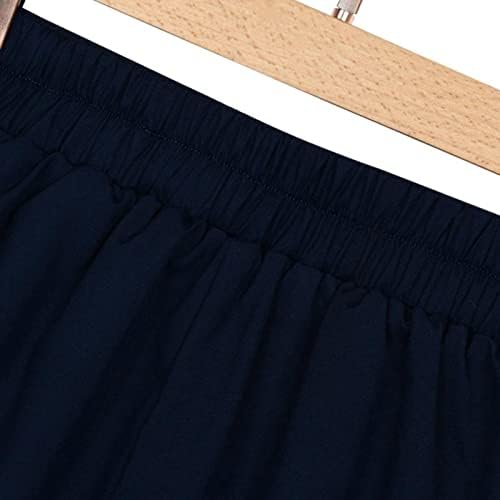 4zhuzi shorts para mulheres shorts largos algodão algodão de altura de cintura plissada shorts fofos de praia shorts