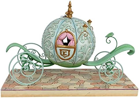 Tradições da Enesco Disney por Jim Shore Cinderela no treinador de abóbora Lits
