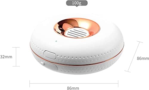 Ionizadores de ar kzz para casa, modelos recarregáveis, sistema de filtração de íons negativos, remoção de odor de ozônio, escritório, cozinha, odor portátil do filtro de ar, mini filmador de ar