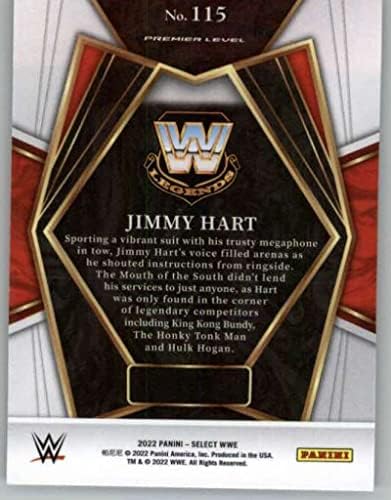 2022 Panini Select WWE #115 Jimmy Hart Premier Level Legend Wrestling Trading Card