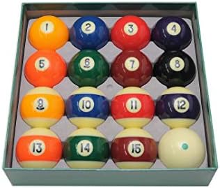 Conjunto de bola de bilhar de mesa de bilhar - tamanho da regulamentação 2-1/4 Conjunto de bola de 16 piscina…