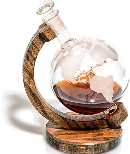 Mallard Duck Decanter em Globe-Whisky Decanter- Presentes de caça para homens e mulheres, Duck Hunter Gift for Outdoorsman-
