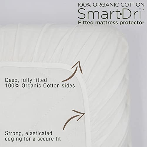 Protetor de colchão à prova d'água de Dris Smart -DRI orgânicos - berço
