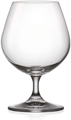 Brandy - Snifter - Clear - Glass - Conjunto de 6 óculos - - por Barski - Made in Europe - 16 onças.