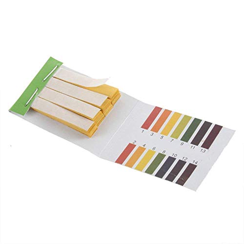 Divinz pH 1-14 Test Paper Titss tiras testador, 45 x 7 mm, amarelo